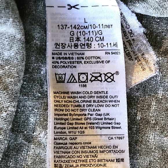 Gap x DC Comics Boys Size L T-SHIRT grey with super hero emblems - Picture 5 of 6